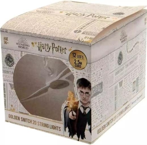 Harry Potter Golden Snitch 2D String Light