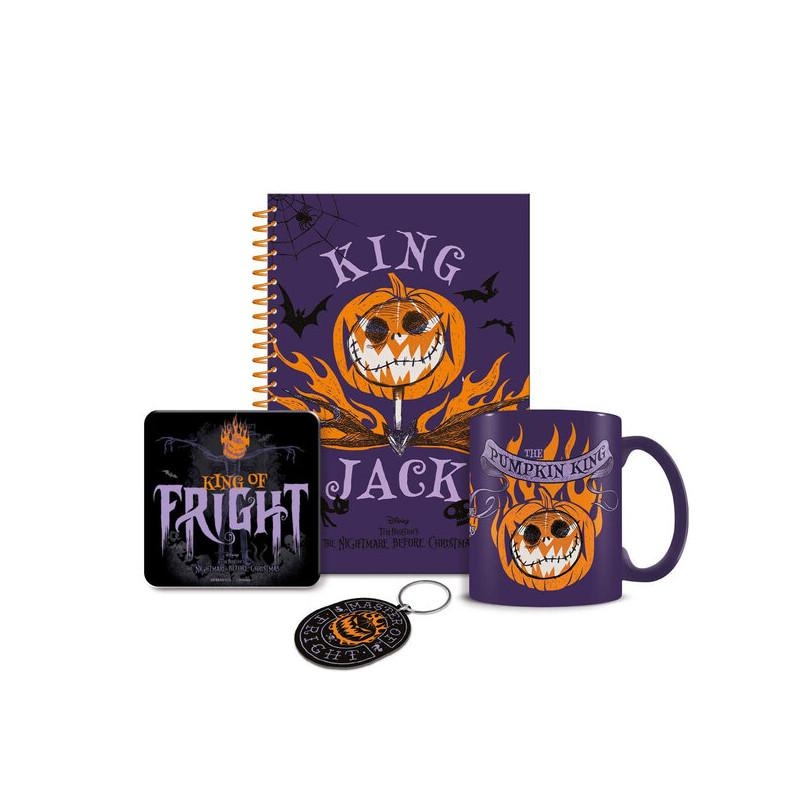 THE NIGHTMARE BEFORE CHRISTMAS (COLOURFUL SHADOWS) BUMPER GIFT SET (MUG, COASTER, KEYCHAIN & NOTEBOOK)
