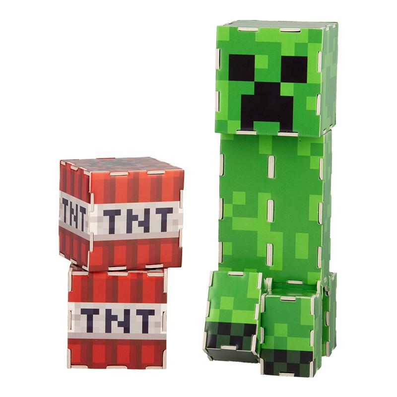 Minecraft Creeper & TNT Construction Kit