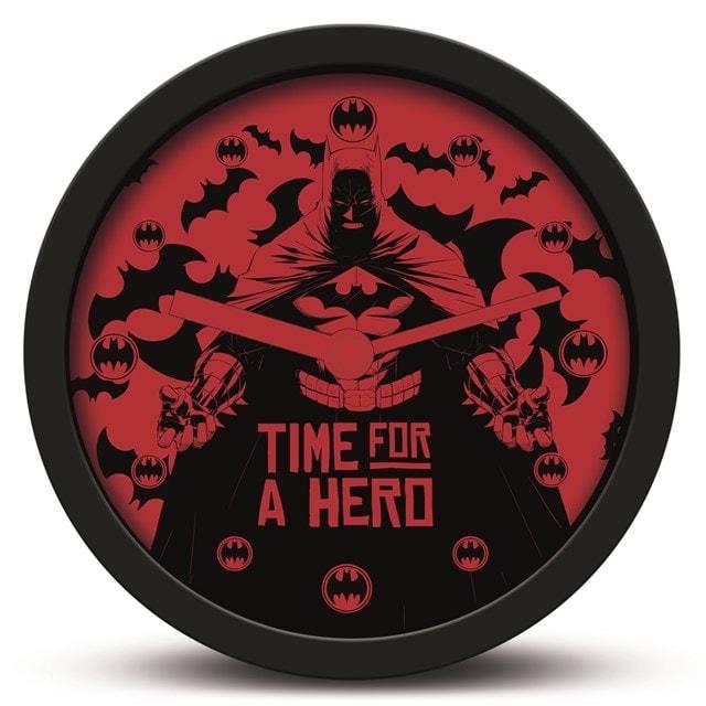 BATMAN (TIME FOR A HERO) DESK CLOCK (diameter: 12,5 cm)