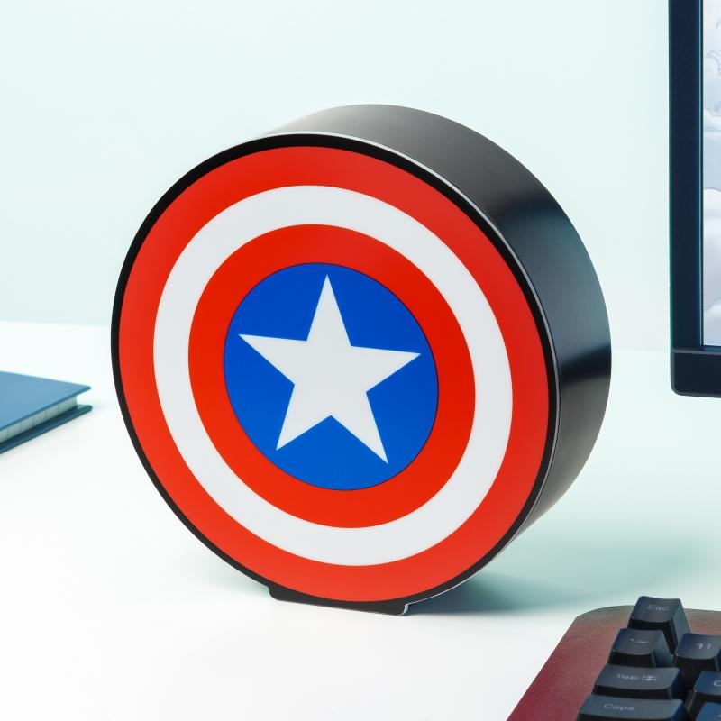 Marvel Captain America Box Light - shield (diameter: 16 cm)