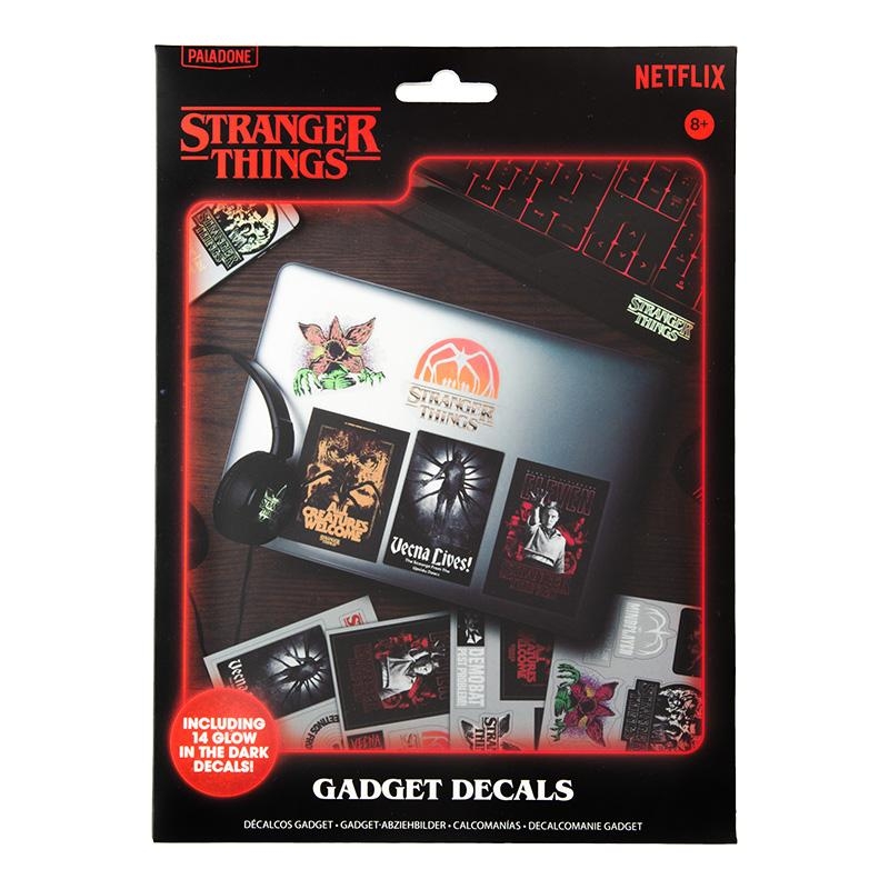 Stranger Things 5 Glow in the Dark Gadget Decals (14 pcs)