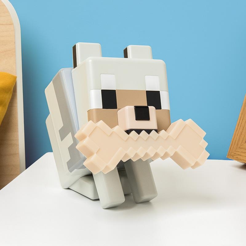 Minecraft Wolf GloBuddies Light (high: 14,30 cm)