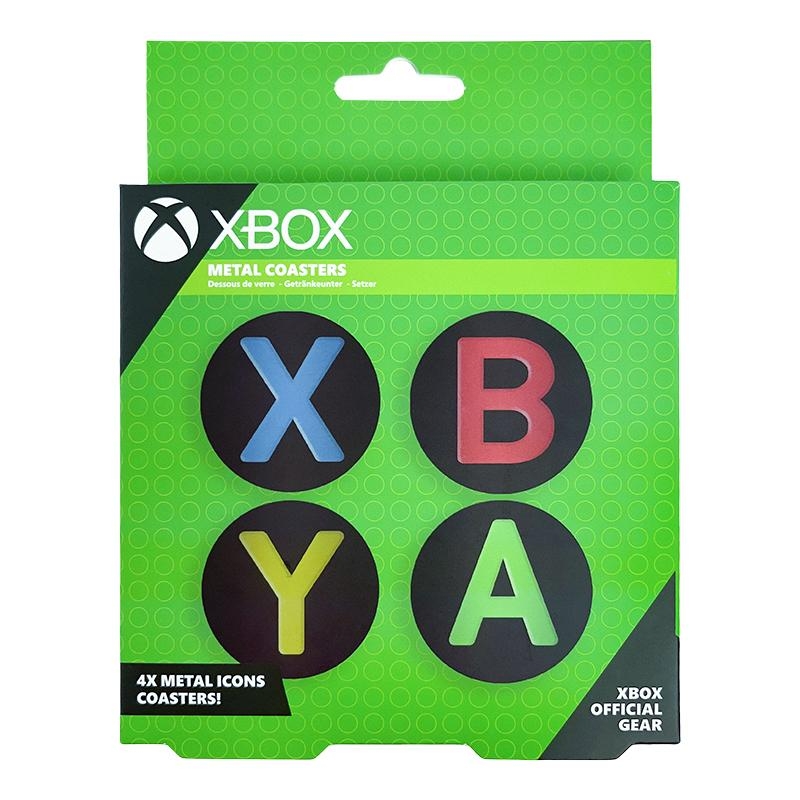 Xbox Metal Coasters (4 pcs)