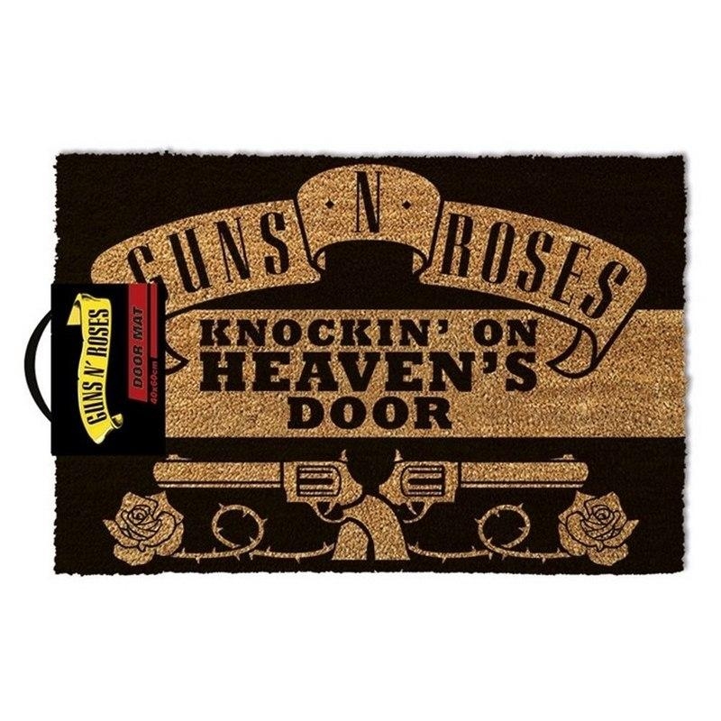 GUNS & ROSES (KNOCKIN ON HEAVENS DOOR) DOORMAT (60 x 40 cm)