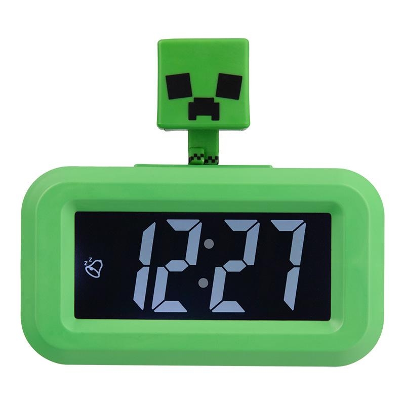 Minecraft Creeper Icon Alarm Clock Mini (high: 8,8 cm)