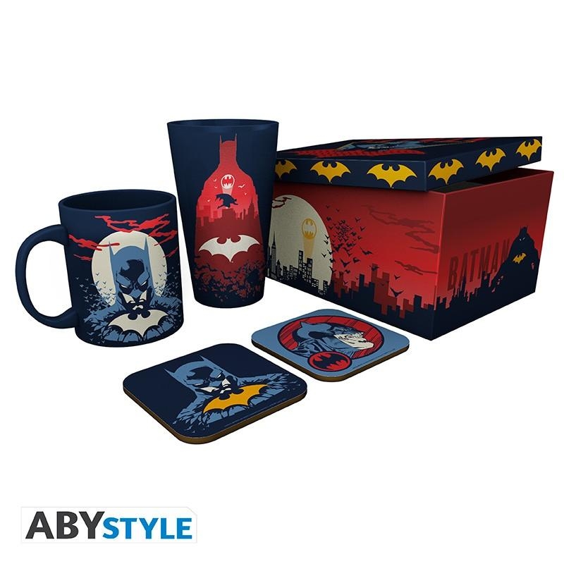 Batman Dc Comics gift set: xxl glass, mug, 2 x coasters