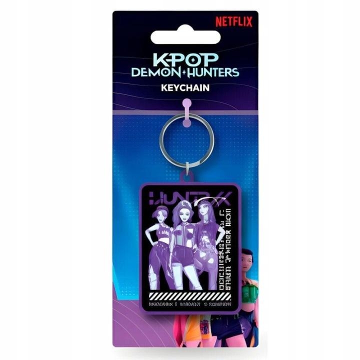 K-POP Demon Hunters Huntrix Group PVC Keychain