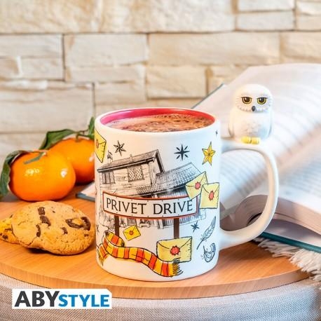 HARRY POTTER - Mug 3D handle - Hedwig & Privet Drive