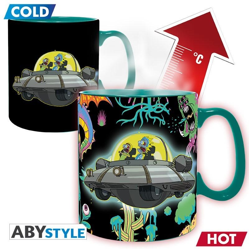 RICK & MORTY - Mug Heat Change - 460 ml - Spaceship