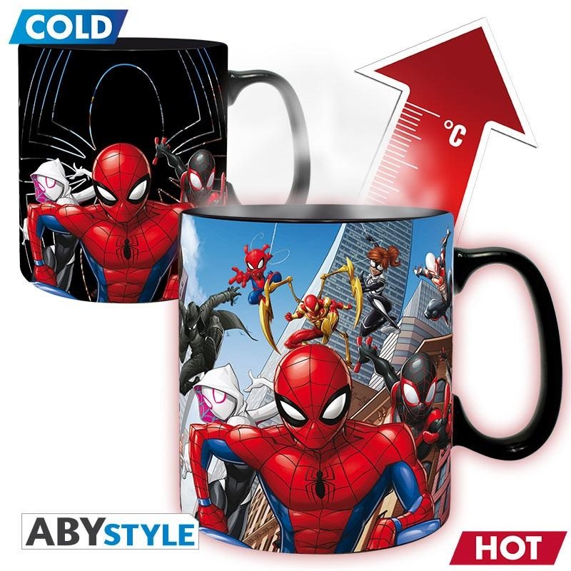 MARVEL Mug Heat Change (460 ml) Spider-Man Multiverse