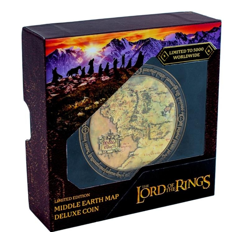 Lord of the Rings: Middle Earth Map Deluxe Coin