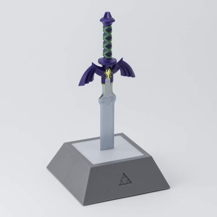 The Legend of Zelda Mini Master Sword Light (with Try Me button, high: 21 cm)