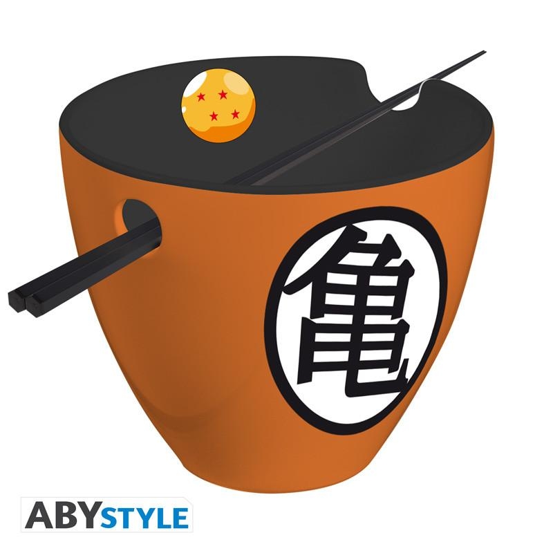 Dragon Ball - Ramen Bowl with chopsticks - Goku symbols