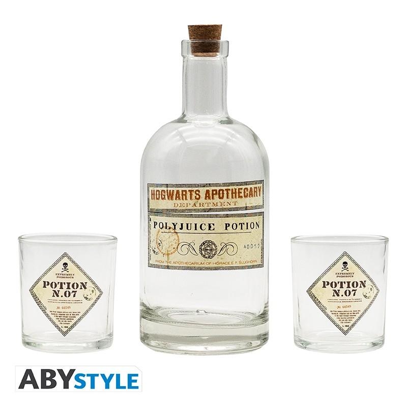 Harry Potter set: bottle and glasses - Potion