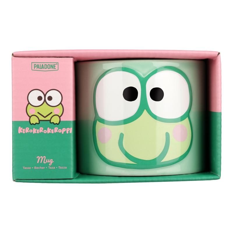 Hello Kitty Embossed Mug Keroppi