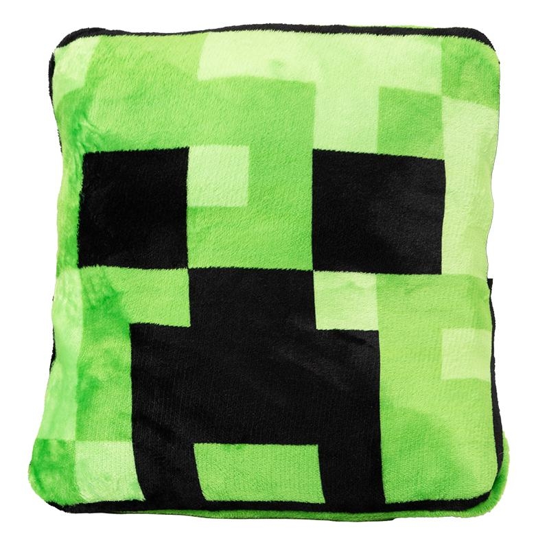 Minecraft Creeper Cushion Blanket (2 in 1)