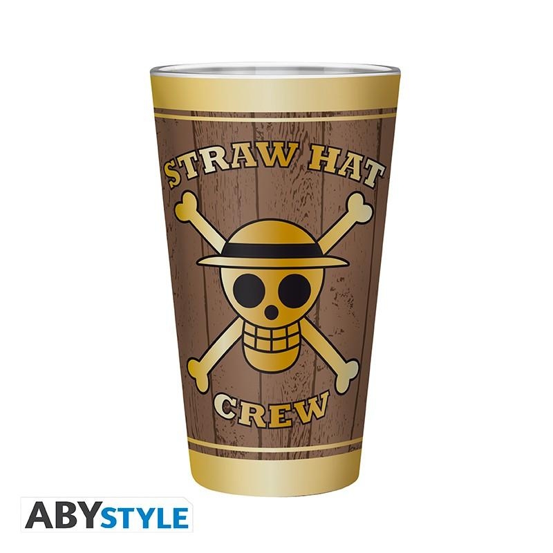 ONE PIECE large glass (400ml) - Skulls
