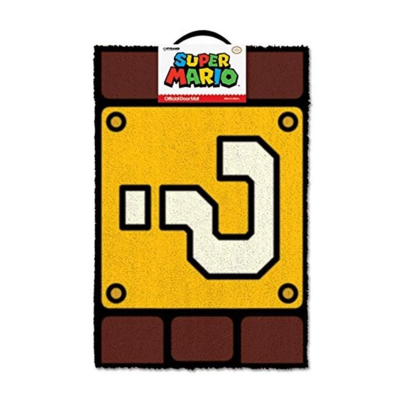 SUPER MARIO (QUESTION MARK BLOCK) DOOR MAT