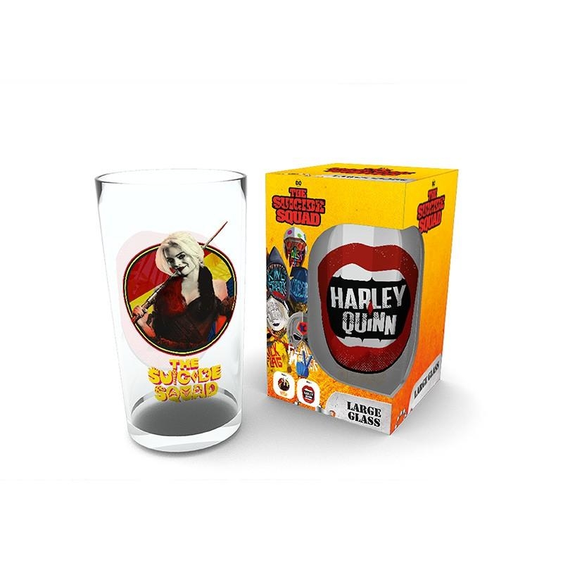 DC COMICS Harley Quinn large glass (400 ml)