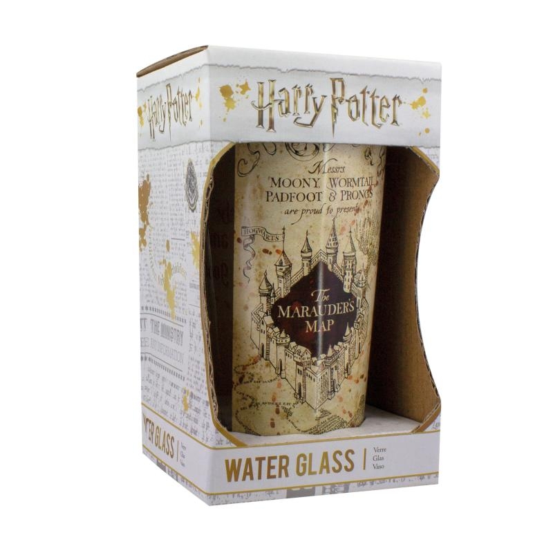Harry Potter Marauders Map Water Glass