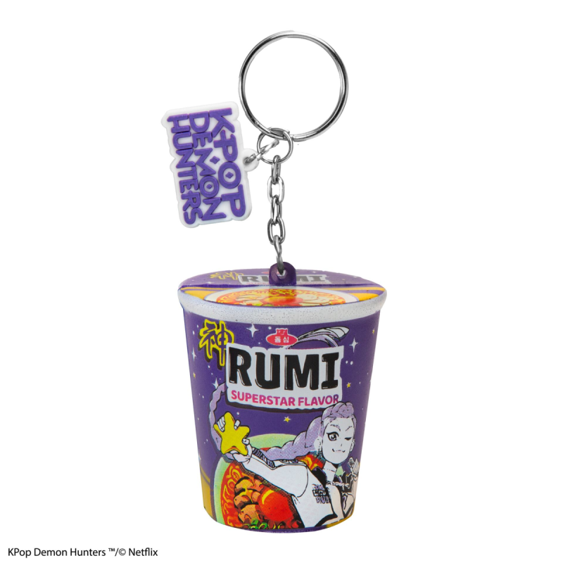 K-Pop Demon Hunters squishy keychain - Rumi Superstar Flavor Noodles