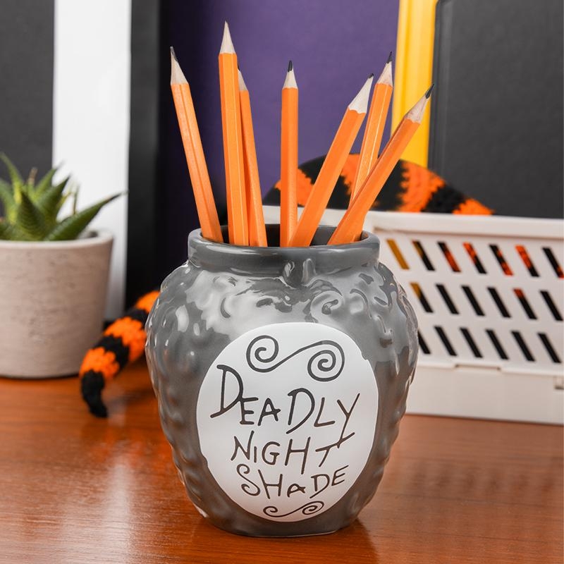 The Nightmare Before Christmas Deadly Nightshade Pen and Plant Pot (glow in the dark)