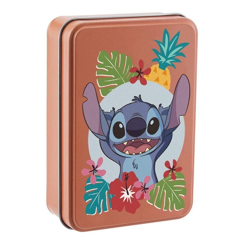 Disney Stitch Playing Cards in a tin