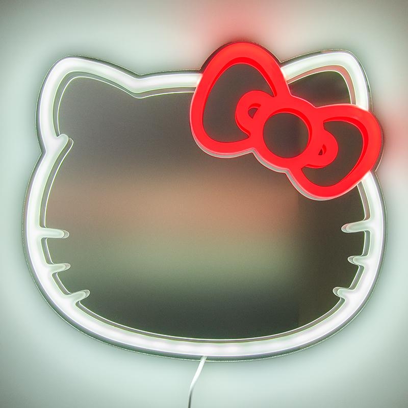 Hello Kitty Wall Mountable LED Neon Mirror