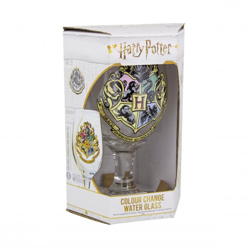 Harry Potter Hogwarts Colour Change Water Glass