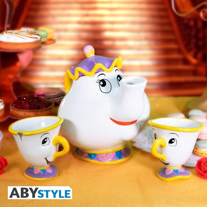 DISNEY Beauty and the Beast Teapot set - Mrs. Potts and Chip