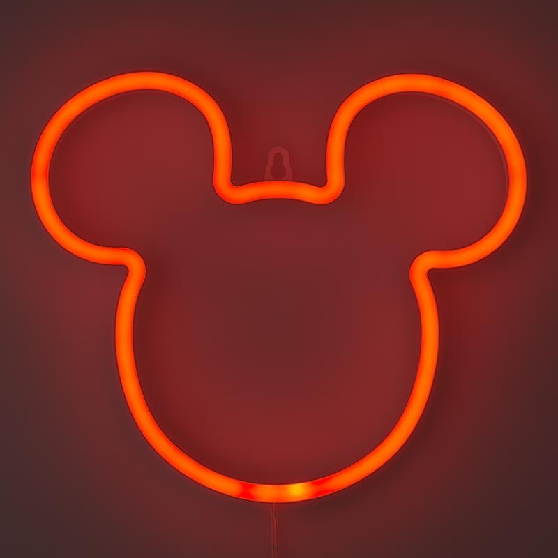Disney Mickey Wall Mountable LED Neon Light (high: 21,8 cm)