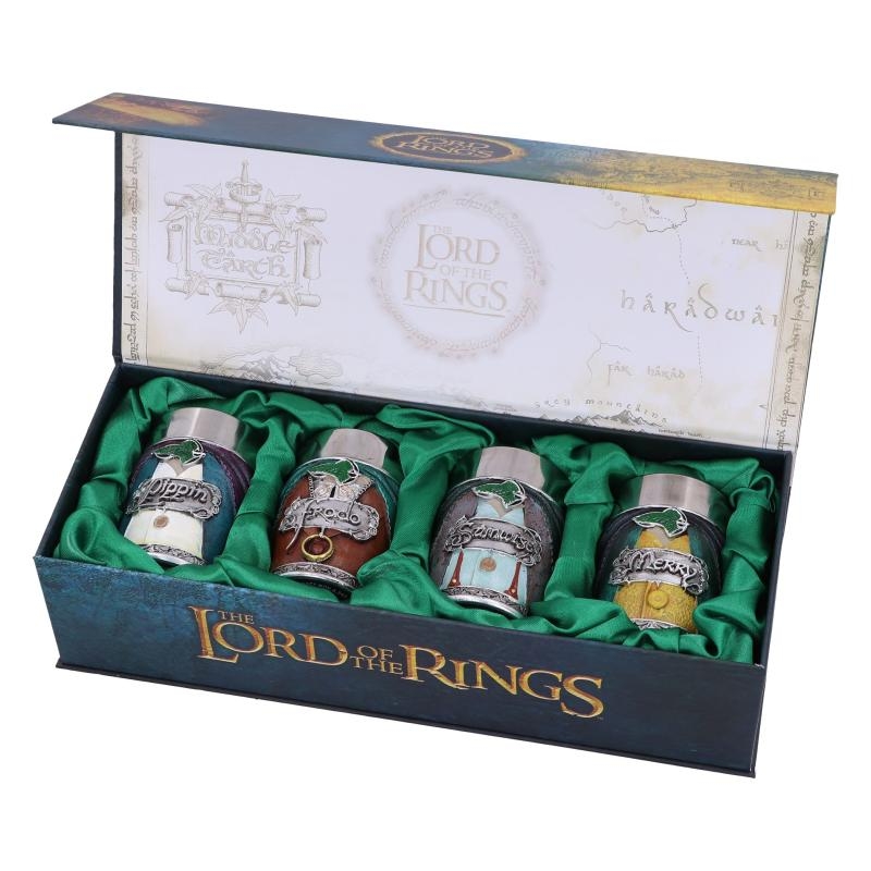 Lord of the Rings Hobbit Shot Glass Set (4 pcs)