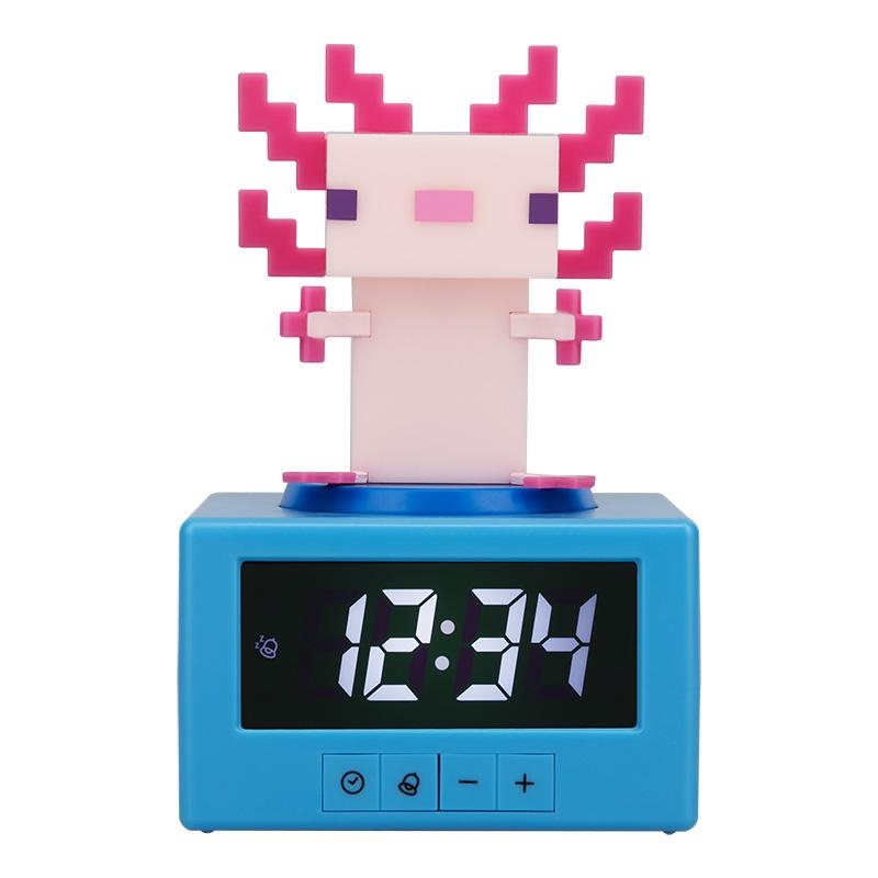 Minecraft Axolotl Icon Alarm Clock (high: 15 cm)