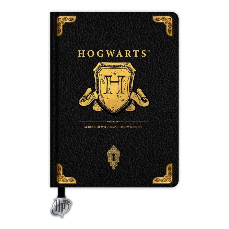 Harry Potter A5 Notebook with Hogwarts crest (black)