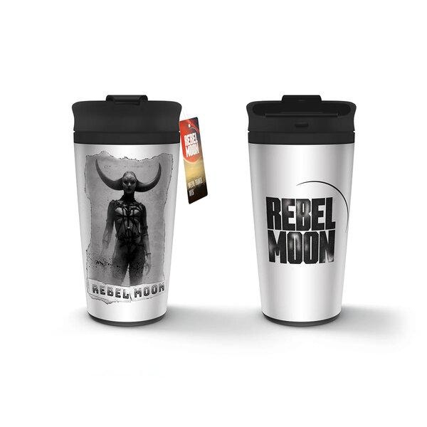 REBEL MOON (HORNED GODDESS) METAL TRAVEL MUG