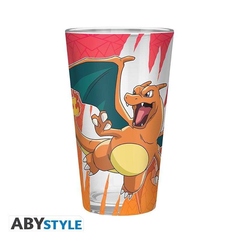 POKEMON Large Glass (400ml) - Charizard