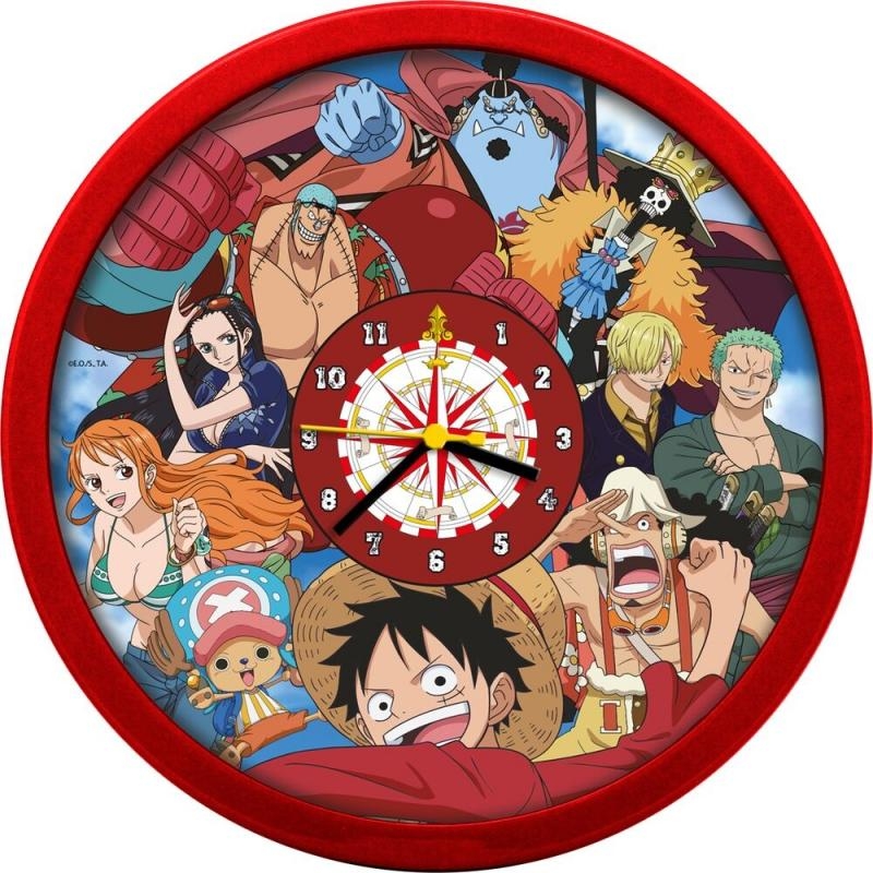 One Piece wall clock (diameter: 25 cm)
