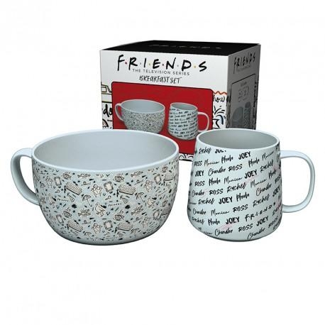 FRIENDS Breakfast Set Mug + Bowl