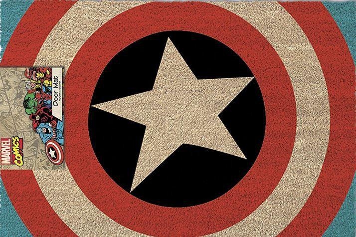 MARVEL CAPITAN AMERICA SHIELD DOORMATE