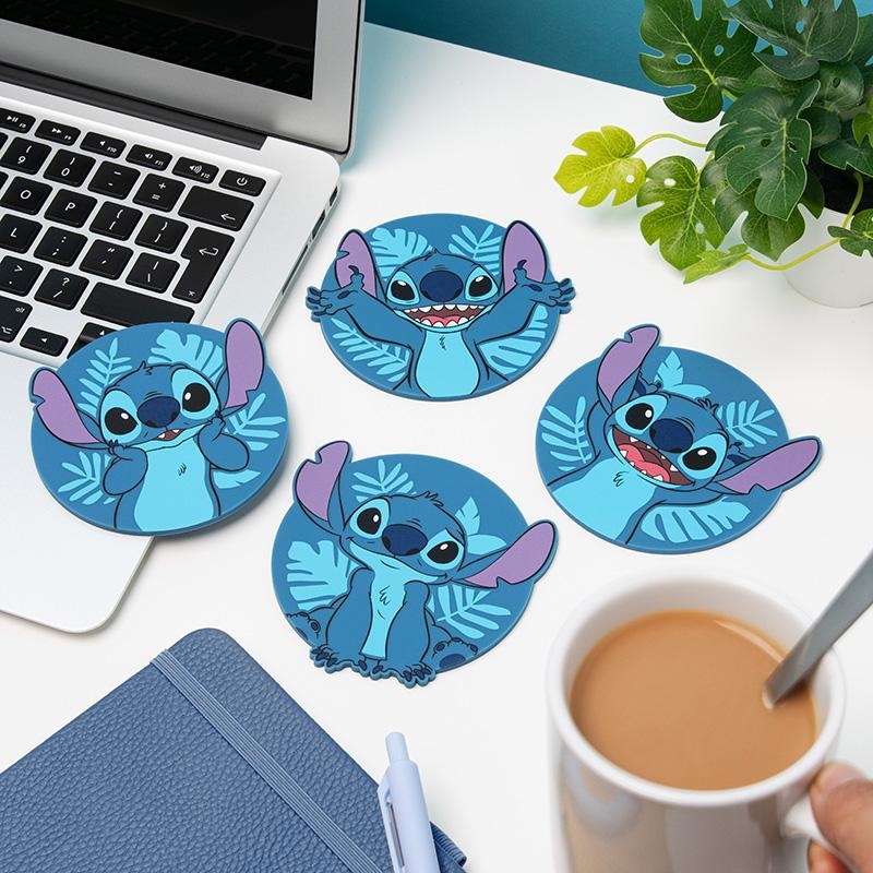Disney Stitch Shaped Coasters (4 pcs)