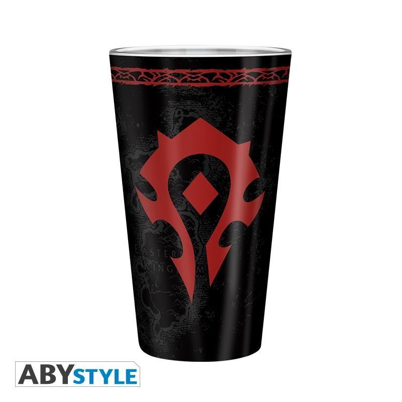 World of Warcraft large glass (400 ml) - Horde
