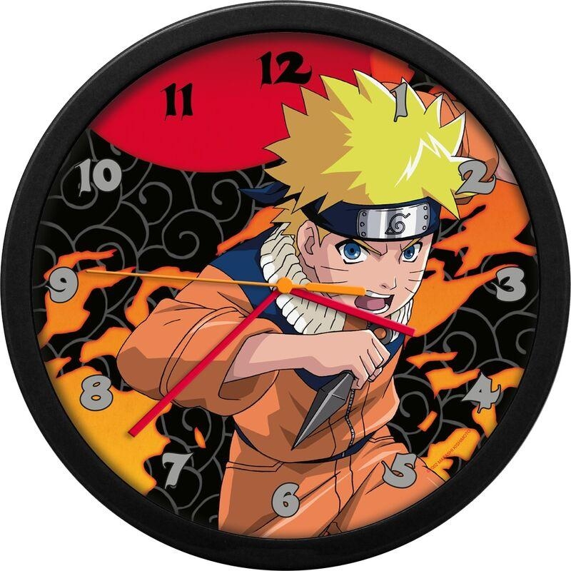 Naruto wall clock (diameter: 25 cm)
