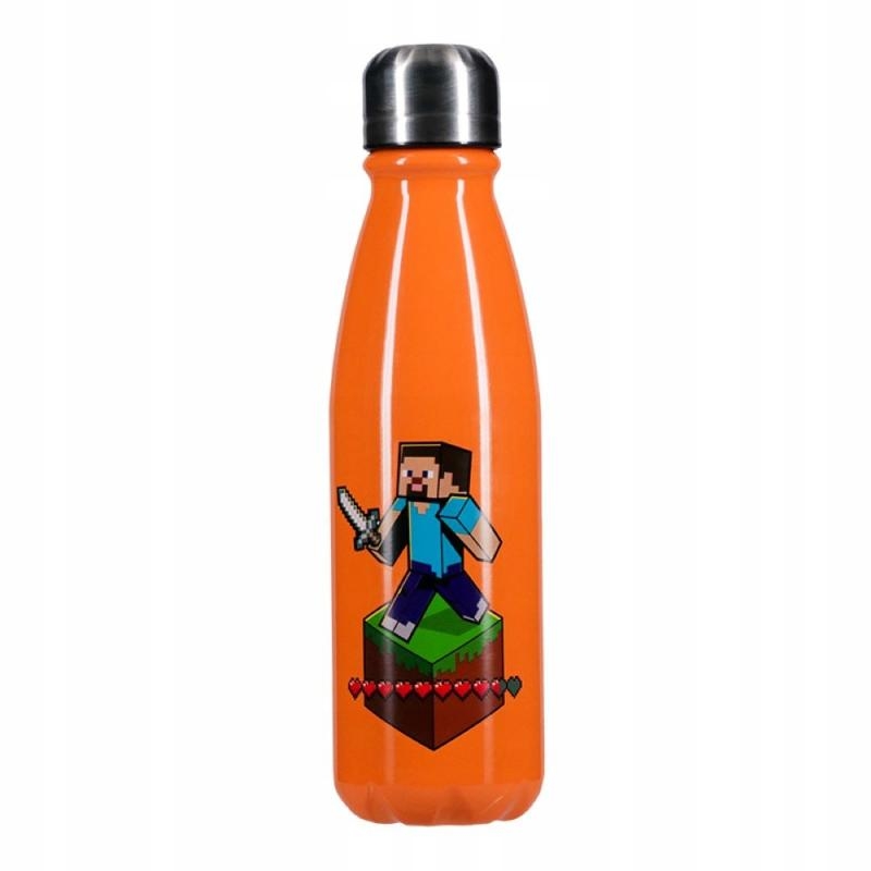 Minecraft Aluminium Water Bottle (600 ml)