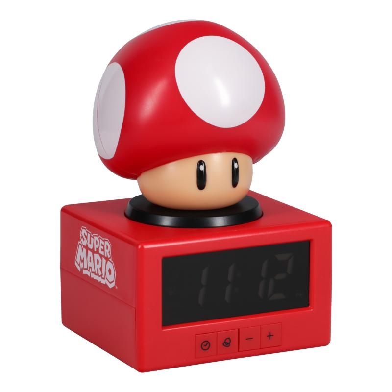 Super Mushroom Icon Alarm Clock (high: 16 cm)