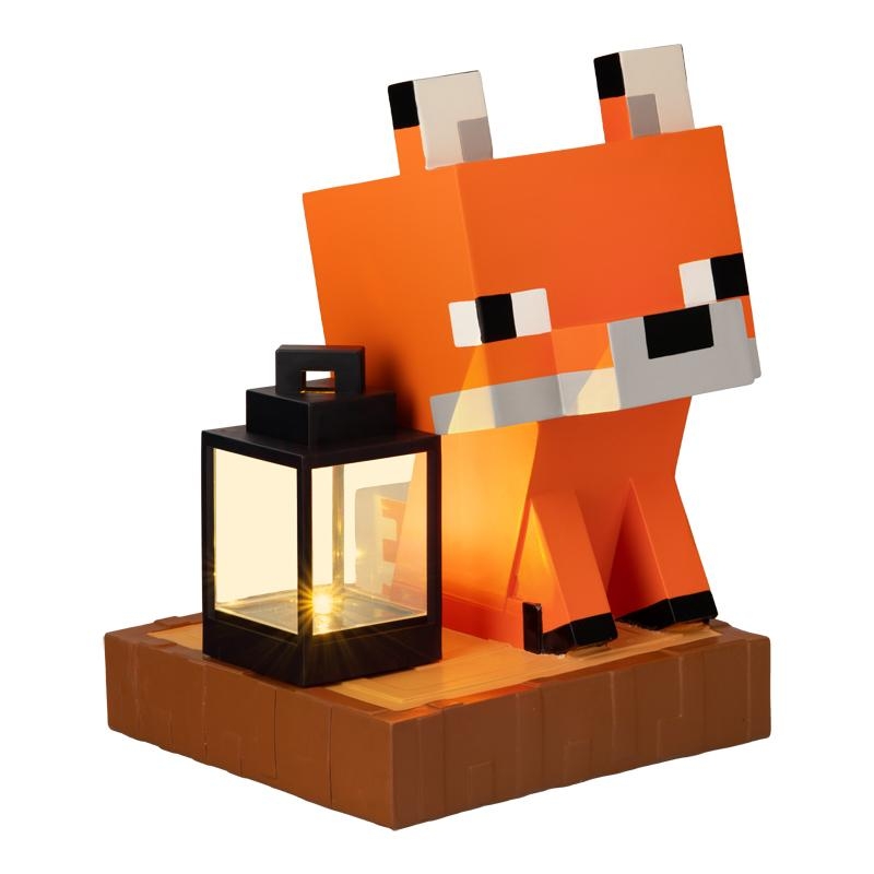 Minecraft solar light Gnome - Fox (high: 26 cm)