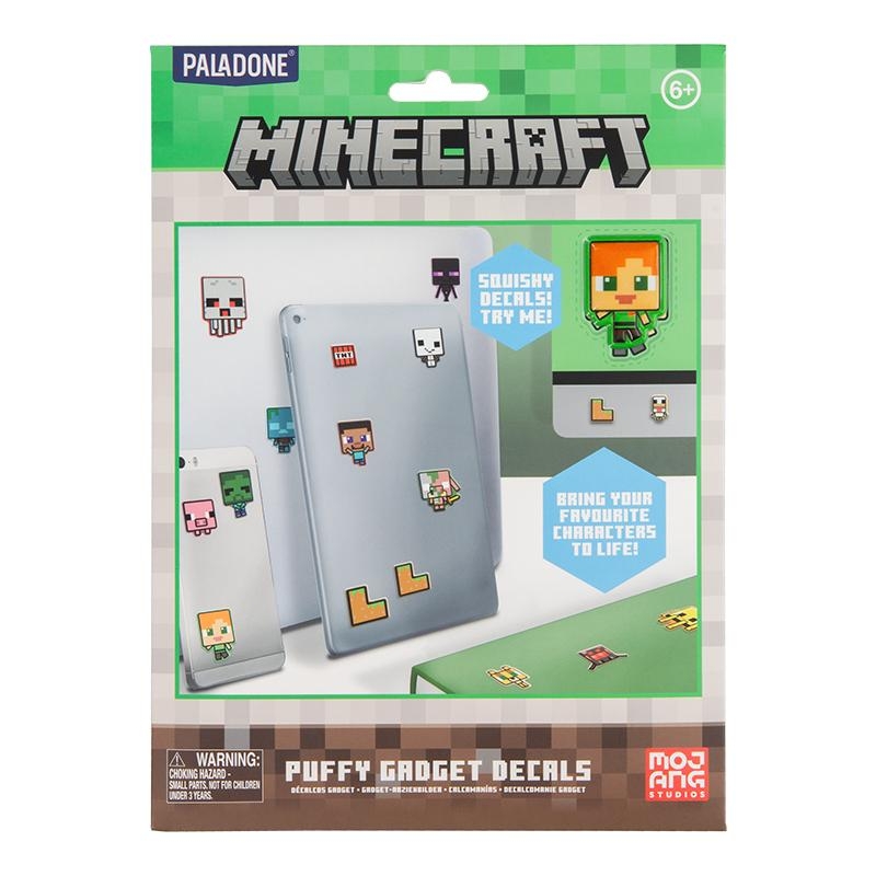 Minecraft Puffy Gadget Decals (60 pcs)