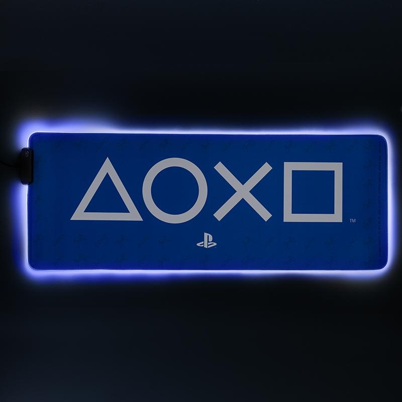 Playstation Light Up desk mat - mousepad (80 x 30 cm)