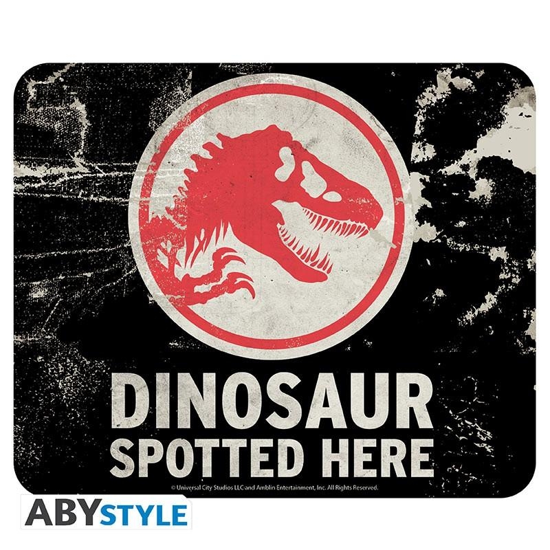 JURASSIC WORLD flexible mousepad Caution dinosaur (23,50 x 19,50 cm)