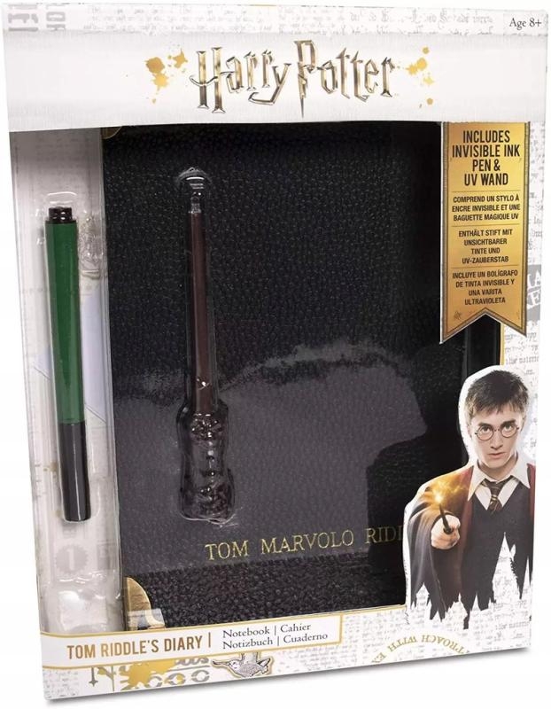 HARRY POTTER - Tom Riddle's Diary Notebook and Invisible Wand Pen